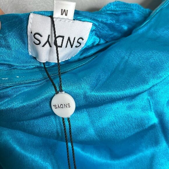 SNDYS Angel Midi Strapless Slip Dress Flawed - Picture 5 of 8